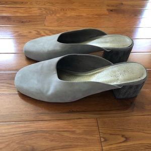 Seychelles Grey/Blue Mules